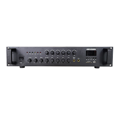 картинка Hikvision DS-QAE0A240G1-VB6 Аналоговый усилитель 240 Вт, 6 зон от компании Intant