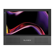 картинка Slinex Sonik-7 цвет черный. 7" AHD Домофон с сенсорным экраном, стерео динамиками и сменными панелями от компании Intant