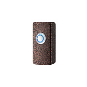 картинка iButton OP021L-B Кнопка выхода металлическая накладная с подсветкой (NO COM)/ Корич. от компании Intant