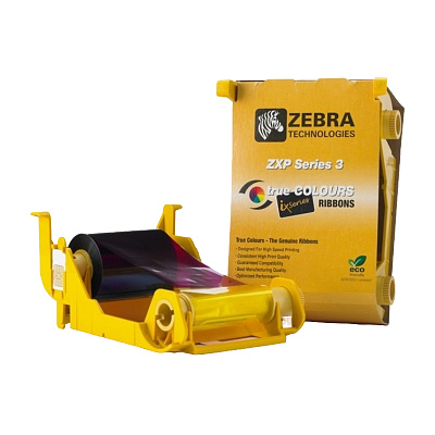 картинка Zebra 800033-840 Полноцветная лента YMCKO, 200 отпечатков для ZXP3 от компании Intant