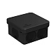 картинка Промрукав 60-0200-9005 Коробка распределительная двухкомпонентная безгалогенная (HF) черная 70х70х40 от компании Intant