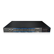 картинка UTEPO UTP7524GE-POE-4GF Коммутатор 24-портовый управляемый PoE от компании Intant