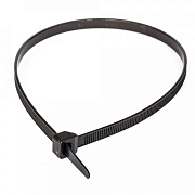картинка Промрукав PR08.3077 Хомут-стяжка кабельная нейлоновая 4,8х300 мм черная от компании Intant