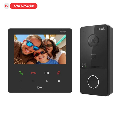 картинка HiLook VI-K46P Комплект IP-видеодомофона 4,3" цветной TFT от компании Intant