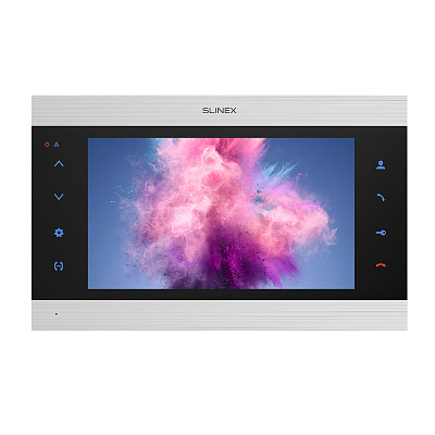 картинка Slinex SL-10N Cloud цвет чер+серебро.10" Домофон с сенсорным экраном и переадресацией на смартфон от компании Intant