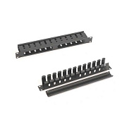 картинка Finen HCM1U12 Металлический кабельный органайзер 1U (тип пенал) от компании Intant