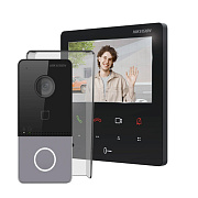 картинка Hikvision DS-KIS606-P Комплект DS-KV6113-PE1(C) (вызывная панель) + DS-KH6110-WE1 (монитор 4,3“) от компании Intant