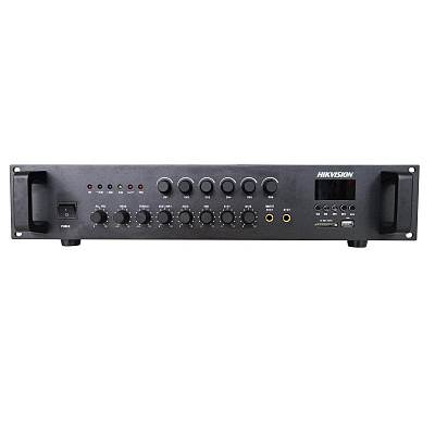 картинка Hikvision DS-QAE0A120G1-VB6 Аналоговый усилитель 120 Вт, 6 зон от компании Intant