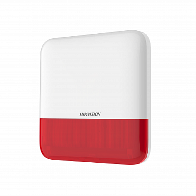 картинка Hikvision DS-PS1-E-WE (Red Indicator) Беспроводной уличный оповещатель от компании Intant