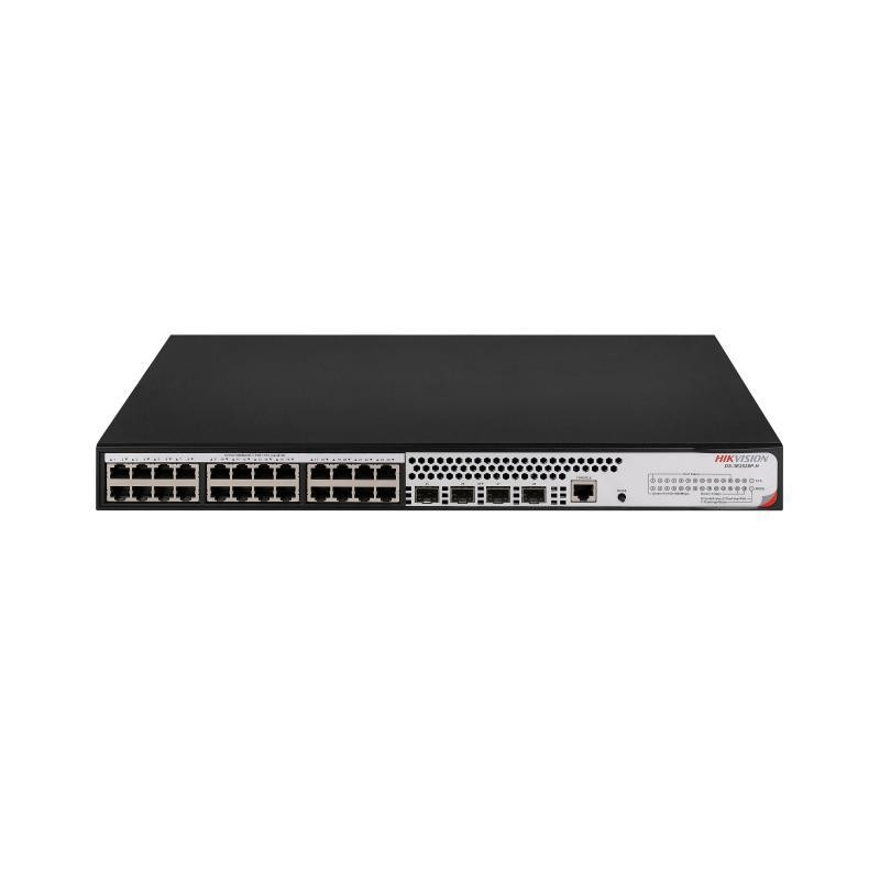 Hikvision DS-3E2528P-H Коммутатор 24-портовый управляемый PoE