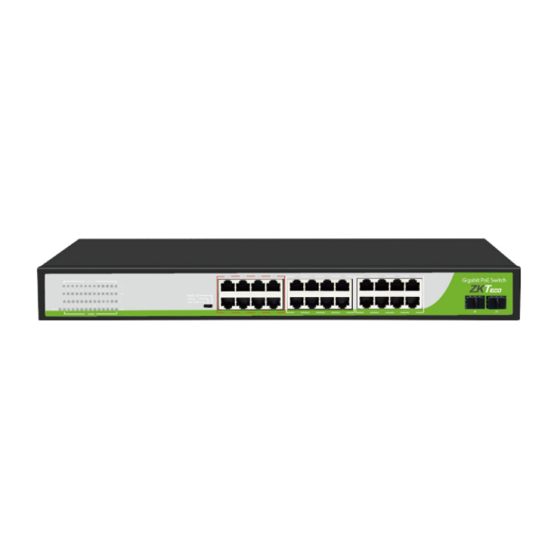 ZKTeco PE242-300-G 24-портовый коммутатор PoE 10/100/1000 Мбит/с