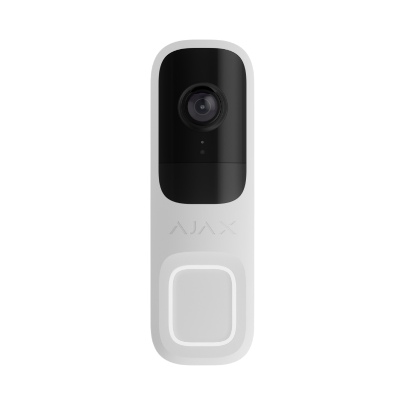 Ajax Doorbell белый Видеозвонок со встроенным искусственным интеллектом