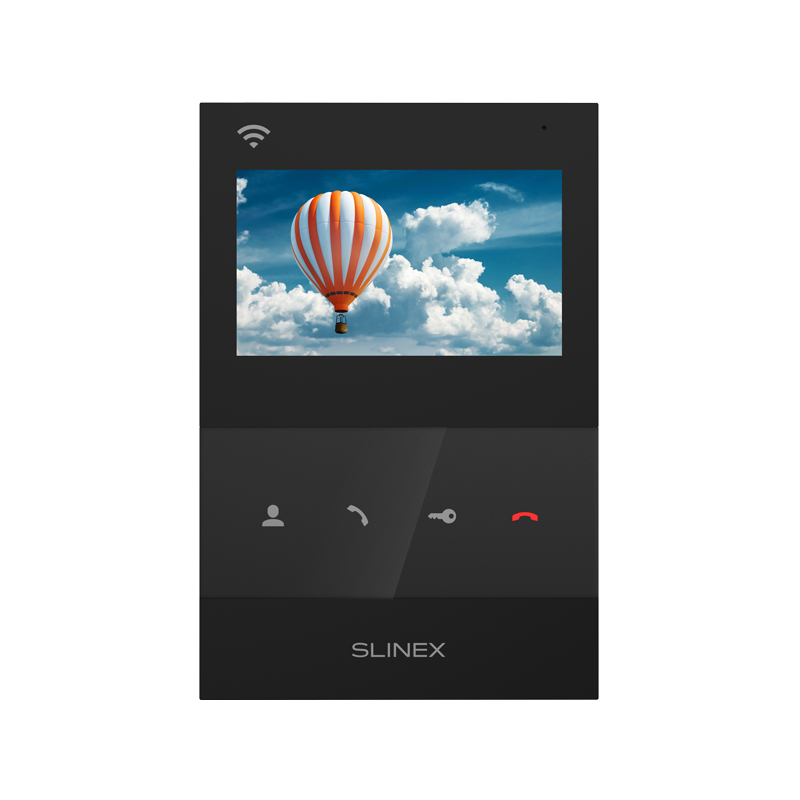 Slinex SQ-04N Cloud цвет белый. 4" Цветной домофон c программной детекцией движения.