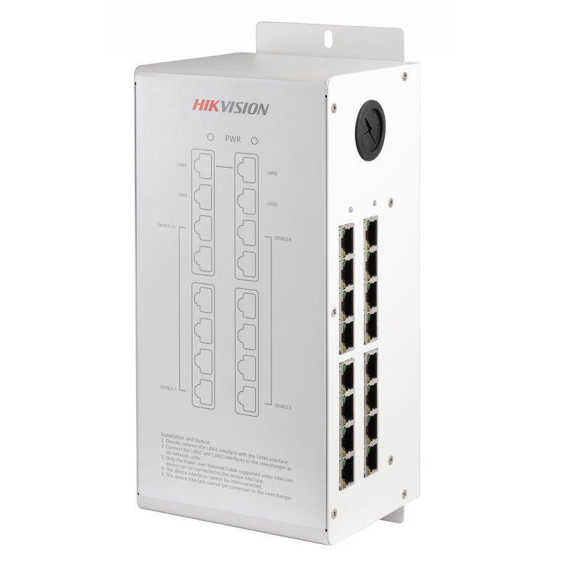 Hikvision DS-KAD612 16-портовый PoE-коммутатор
