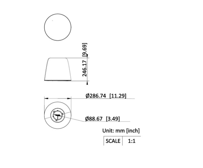 Hikvision DS-QAZ0530G1 (Black) Подвесная аналоговая колонка, 30 Вт