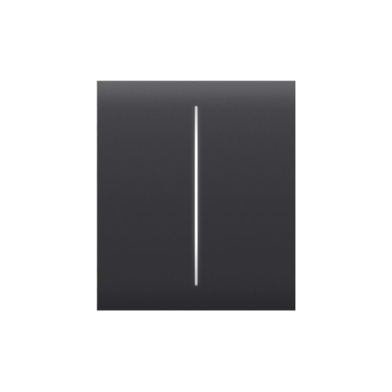 Ajax CenterButton (2-gang) graphite Центральная кнопка для двухклавишного выключателя