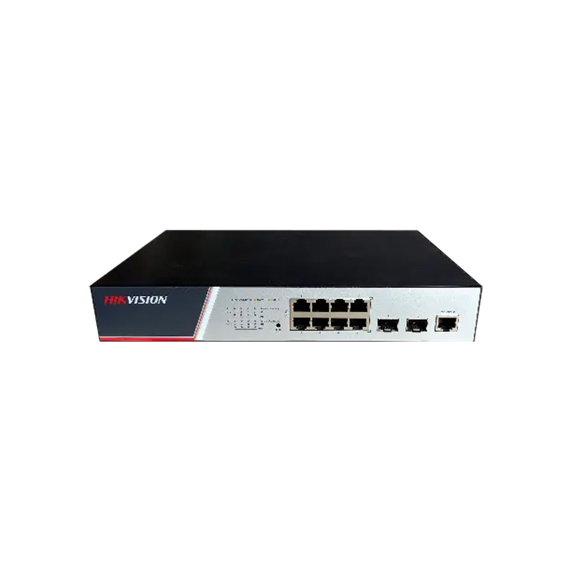 Hikvision DS-3E2510P(B) Коммутатор 8-портовый управляемый PoE