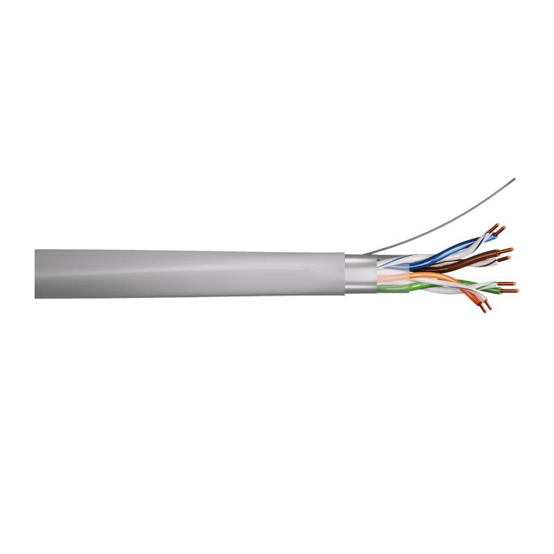 KCEP Кабель F/UTPнг(А) 4х2 AWG 24/1 LSZH Cat.5e (500м)