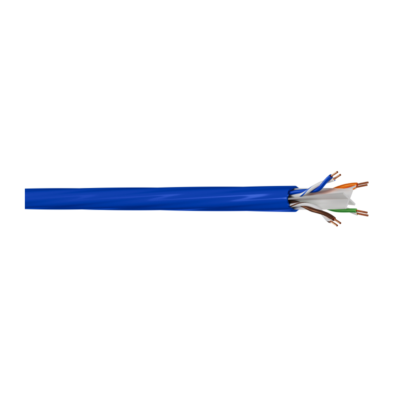 KCEP Кабель U/UTPнг(A) 4x2 AWG 24/1 LSZH Cat.6 (305м)