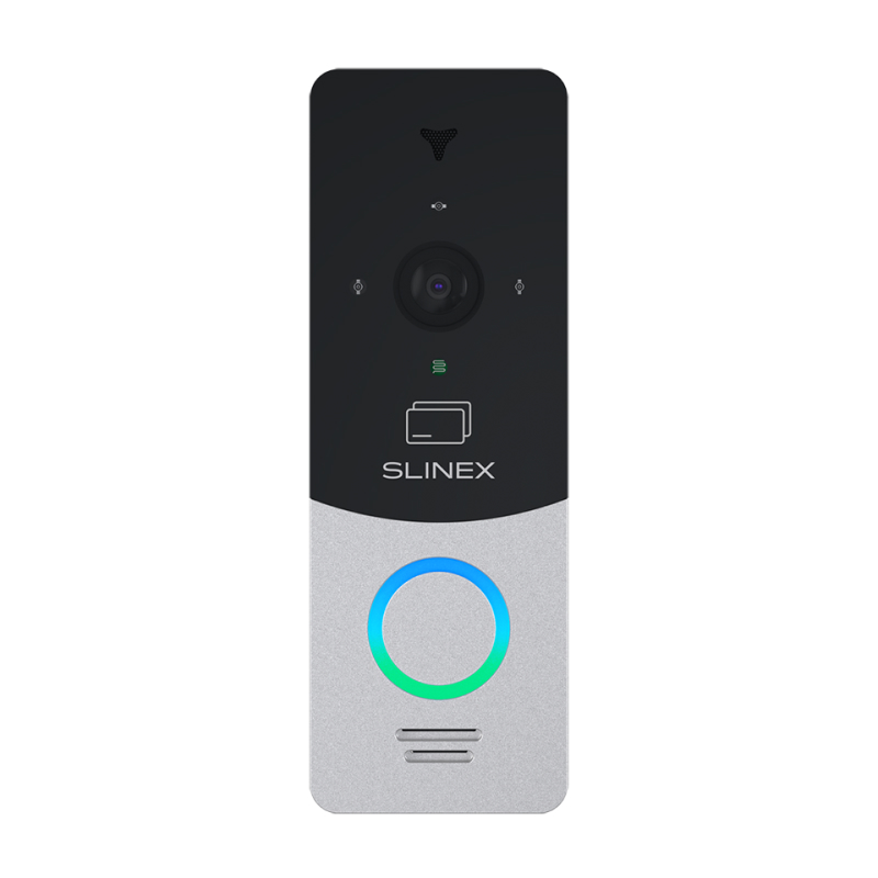 Slinex ML-20CR HD цвет черный + серебро. Вызывная панель высокого разрешения 2,0 Мп (AHD) / 960 ТВЛ