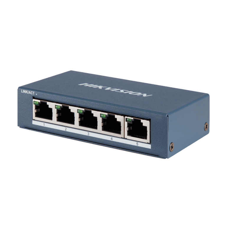 Hikvision DS-3E0505-E Коммутатор 5-портовый неуправляемый SOHO