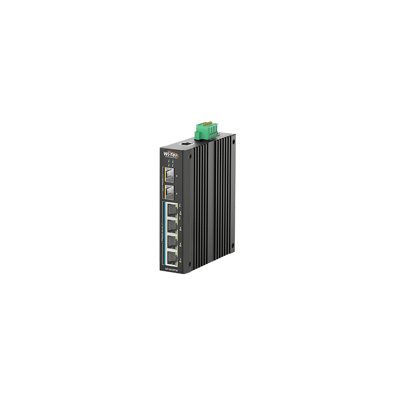 Wi-Tek SP3006FM Промышленный 4-портовый управляемый коммутатор PoE