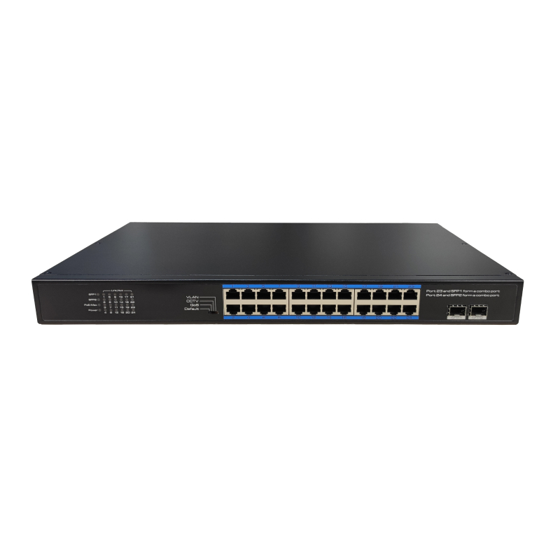 UTEPO UTP3324S-PSB250-M0 Коммутатор 24-портовый неуправляемый PoE