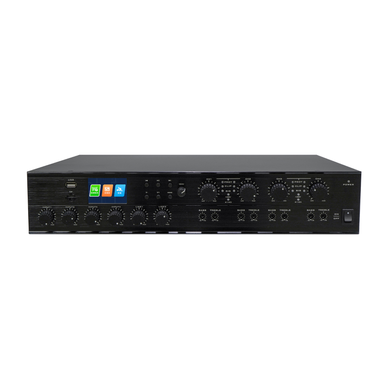 ITC T-4240UC 4-канальный матричный цифровой микшерный усилитель 4*240 Вт с Bluetooth и MP3