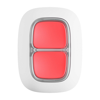 картинка Ajax DoubleButton белый Беспроводная тревожная кнопка для экстренных ситуаций от компании Intant