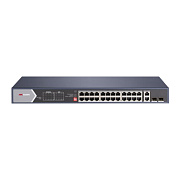 картинка Hikvision DS-3E0528HP-E Коммутатор 24-портовый неуправляемый Hi-PoE от компании Intant