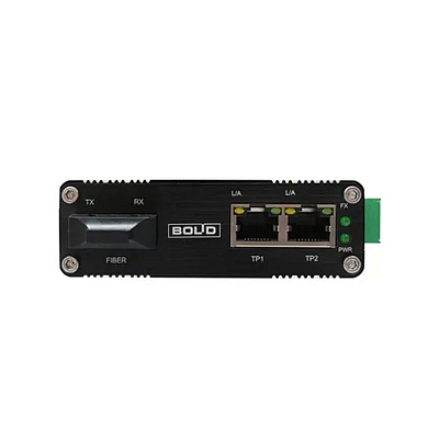 картинка Ethernet-FX-SM40SA Преобразователь Ethernet 10/100 Мбит/с в оптику, одномодовое волокно до 40км от компании Intant