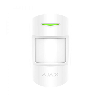 картинка Ajax MotionProtect Plus white Датчик движения с микроволновым сенсором и с иммунитетом к животным от компании Intant