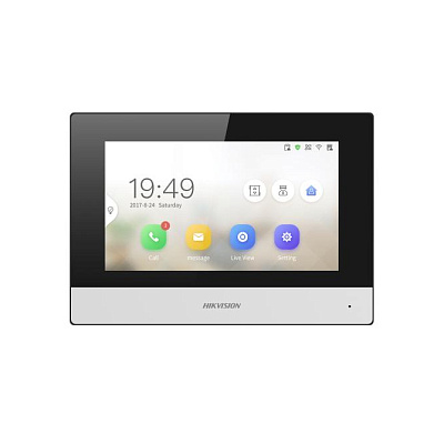 картинка Hikvision DS-KH6320-WTDE1  видеодомофон  7" цветной TFT LCD экран от компании Intant