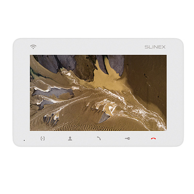 картинка Slinex SM-07N Cloud цвет белый. 7" Компактный видеодомофон с функцией переадресации вызова от компании Intant