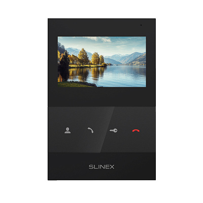 картинка Slinex SQ-04 цвет черный. 4" Цветной домофон от компании Intant