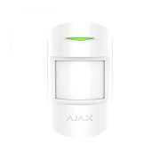 картинка Ajax Fibra CombiProtect белый Комбинированный датчик движения и разбития стекла с иммунитетом к животным от компании Intant