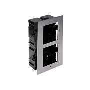 картинка Hikvision DS-KD-ACF2/Plastic  декоративная рамка на 2 модуля от компании Intant