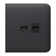 картинка Ajax SideCover (LAN) graphite Фронтальная панель от компании Intant