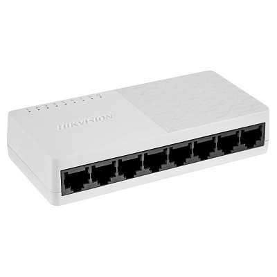 картинка Hikvision DS-3E0508D-O Коммутатор 8-портовый, пластиковый корпус SOHO от компании Intant