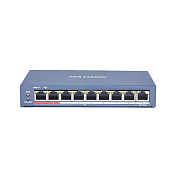 картинка Hikvision DS-3E0109P-E(C) Коммутатор 8-портовый неуправляемый PoE от компании Intant