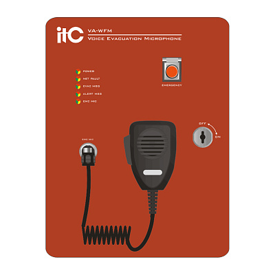 картинка ITC VA-WFM Настенный аварийный микрофон от компании Intant