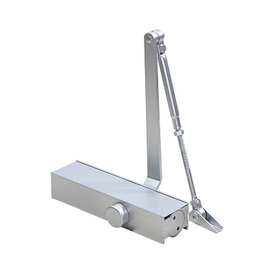 картинка HD-2000 (Silver) Доводчик со складным рычагом (25-100 кг.) морозостойкий от компании Intant