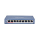 картинка Hikvision DS-3E0109P-E(C) Коммутатор 8-портовый неуправляемый PoE от компании Intant