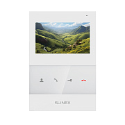 картинка Slinex SQ-04M цвет белый. 4" Цветной домофон c программной детекцией движения от компании Intant
