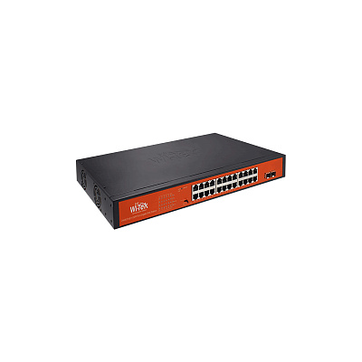 картинка Wi-Tek WI-PS326GFH Коммутатор 24-портовый неуправляемый PoE от компании Intant