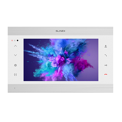 картинка Slinex SL-10N Cloud цвет сереб.+белый. 10" Домофон с сенсорным экраном и переадресацией на смартфон от компании Intant