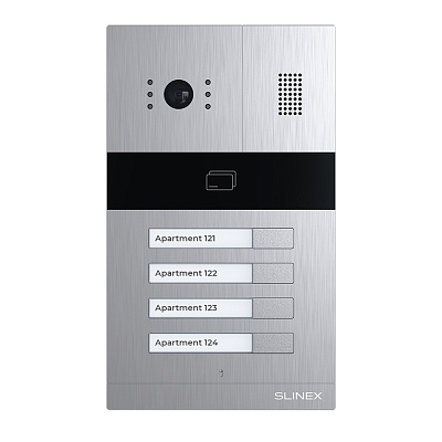 картинка Slinex MA-04CRHD  панель вызова на 4 абонента от компании Intant