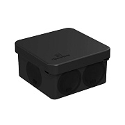 картинка Промрукав 60-0200-9005 Коробка распределительная двухкомпонентная безгалогенная (HF) черная 70х70х40 от компании Intant