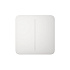 картинка Ajax SoloButton (2-gang) белый Кнопка для двухклавишного выключателя от компании Intant
