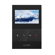 картинка Slinex SQ-04M цвет черный. 4" Цветной домофон c программной детекцией движения от компании Intant